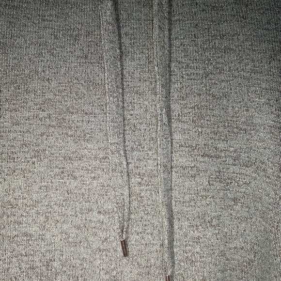 AnyBody brushed Hacci peplum top with cowl neck. Silver pine medium. - Picture 5 of 9